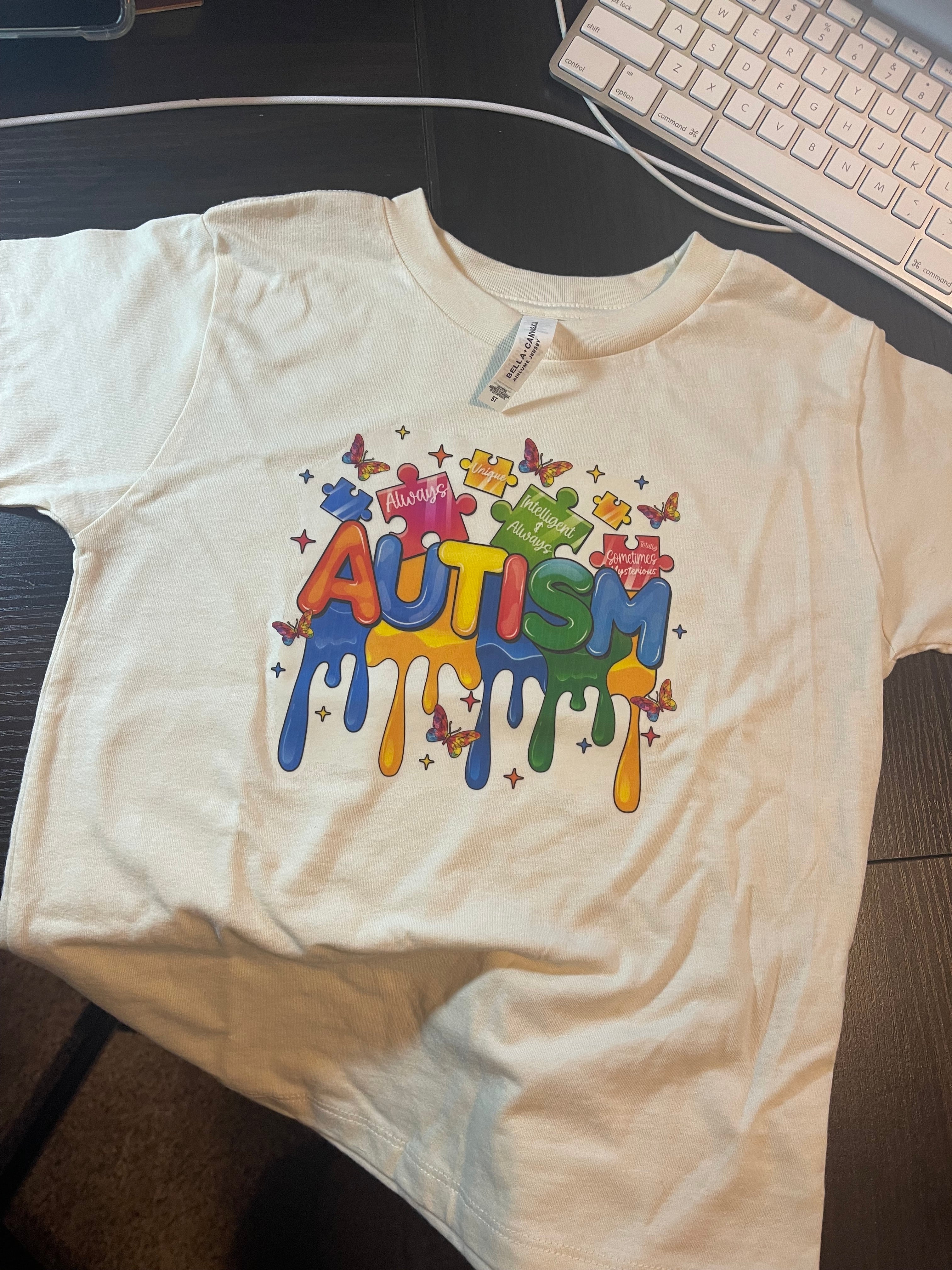 5t autism t-shirt
