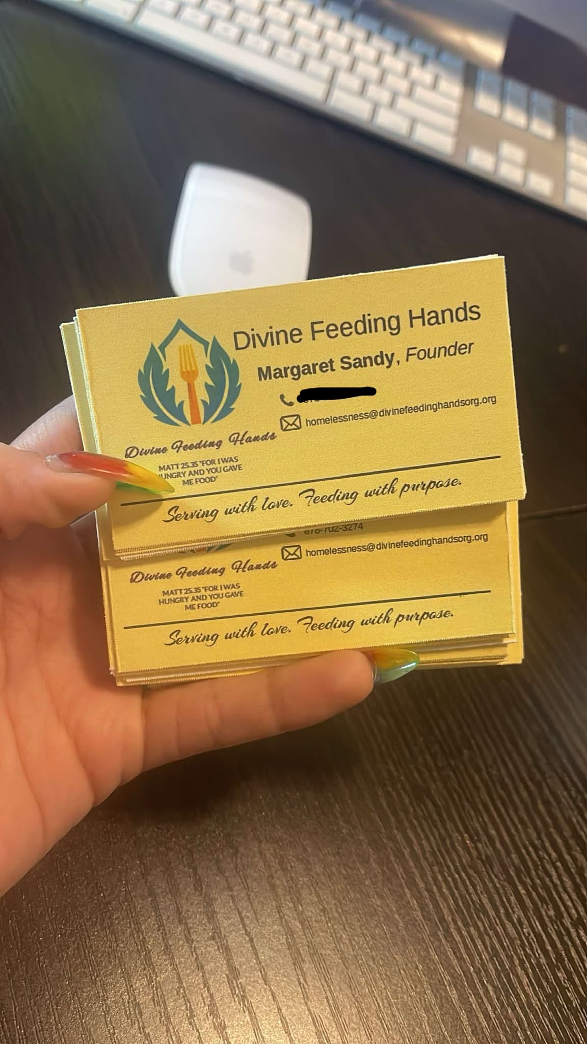 Temporary Business cards