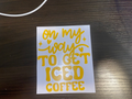 Ice Coffee Decal