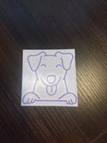 Small Dog Car Decal